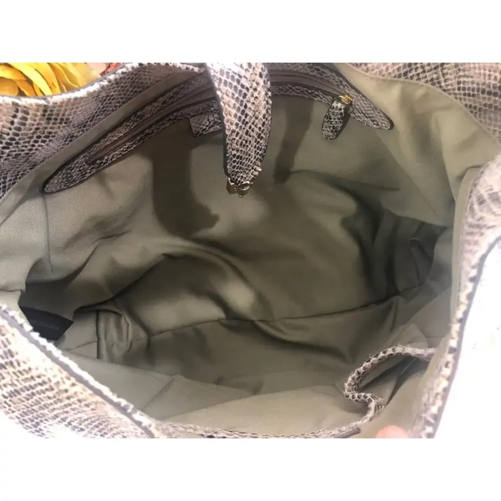 G.I.L.I. Classic PYTHON SNAKE Leather Hobo- Verona BAG PURSE (120